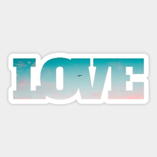 Love Blue Sky Sticker